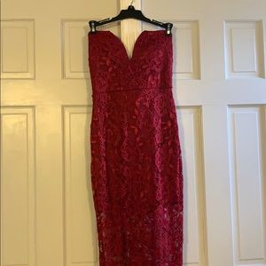 Red Lace Dress